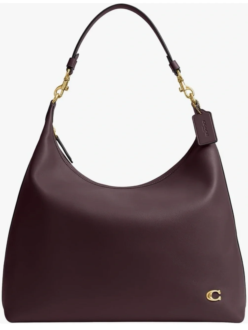 Coach Black Currant Juliet 38 with Gold Hardware